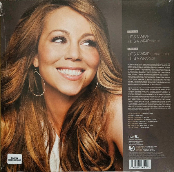 Mariah Carey : It's A Wrap (12", EP)