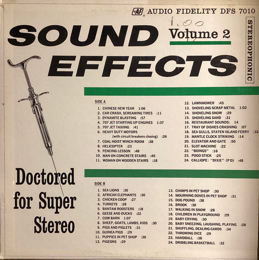 No Artist : Sound Effects Volume 2 (LP)