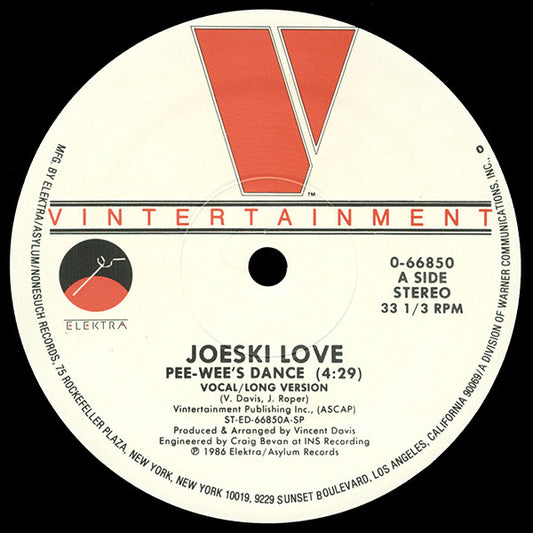 Joeski Love : Pee-Wee's Dance (12", RE)