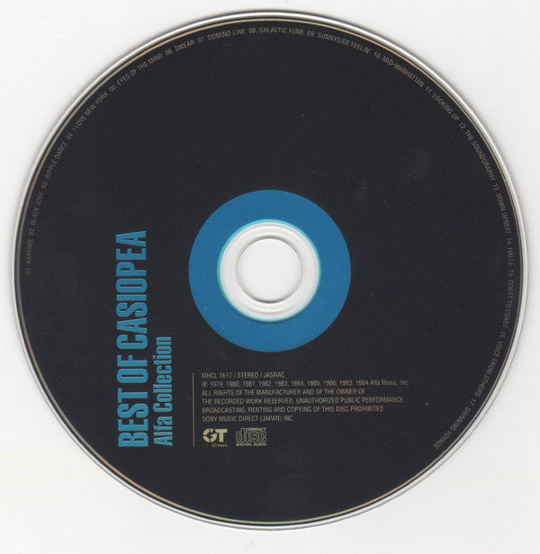Casiopea : Best Of Casiopea Alfa Collection (CD, Comp)