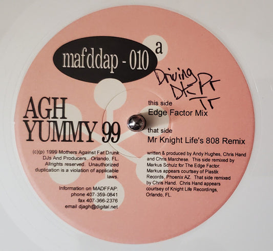 AGH : Yummy 99 (12", Whi)