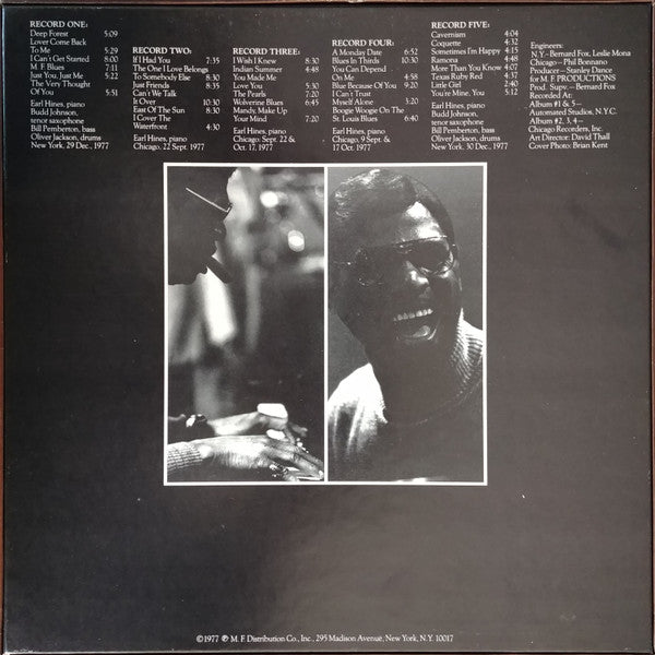 Earl 'Fatha' Hines* : The Father Of Modern Jazz Piano (5xLP + Box)
