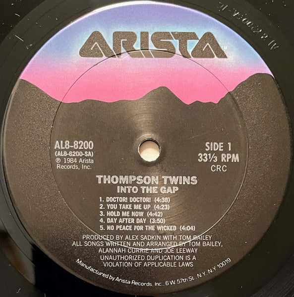 Thompson Twins : Into The Gap (LP, Album, Club, RE, CRC)