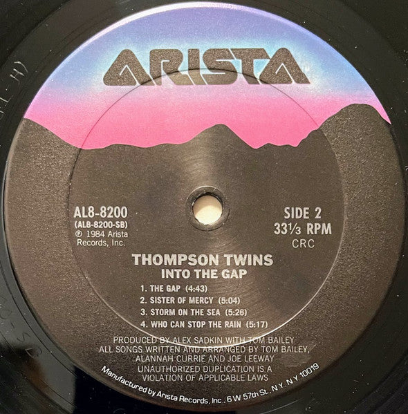 Thompson Twins : Into The Gap (LP, Album, Club, RE, CRC)