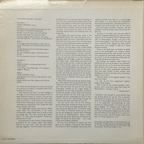 Anna Russell : The Anna Russell Album? (2xLP, Comp, Mono, Gat)