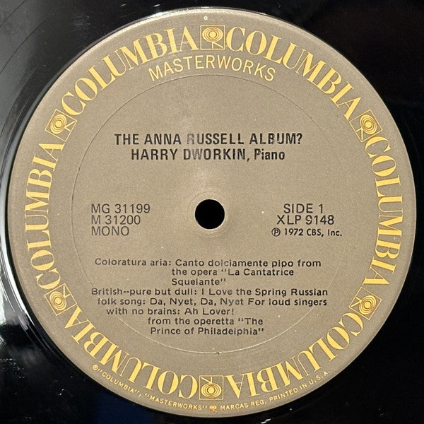 Anna Russell : The Anna Russell Album? (2xLP, Comp, Mono, Gat)