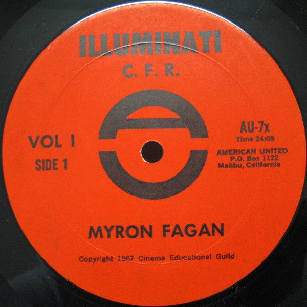 Myron Fagan* : Illuminati - C.F.R. (The Council On Foreign Relations) (3xLP)