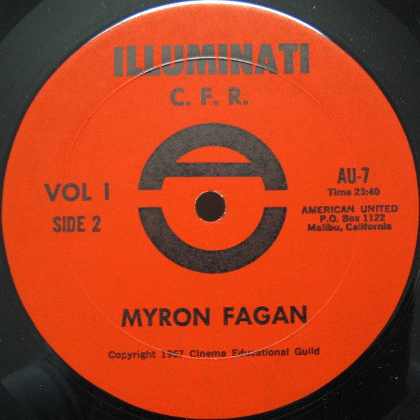 Myron Fagan* : Illuminati - C.F.R. (The Council On Foreign Relations) (3xLP)