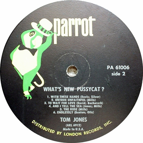 Tom Jones : What's New Pussycat? (LP, Album, Mono)