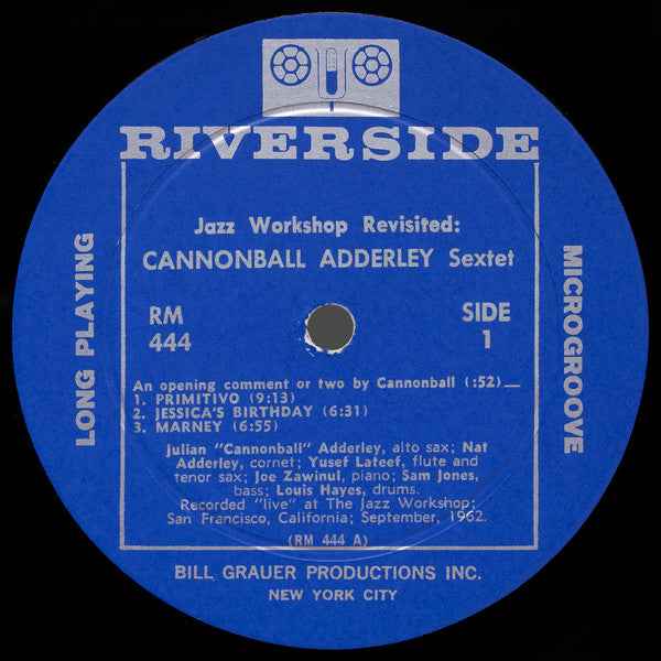 Cannonball Adderley Sextet : Jazz Workshop Revisited (LP, Album, Mono, Kee)
