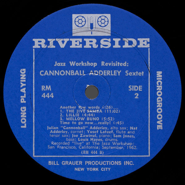 Cannonball Adderley Sextet : Jazz Workshop Revisited (LP, Album, Mono, Kee)