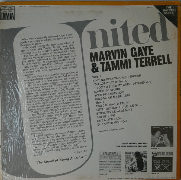 Marvin Gaye & Tammi Terrell : United (LP, Album, RP, Roc)