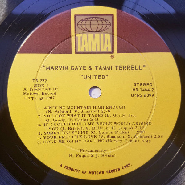 Marvin Gaye & Tammi Terrell : United (LP, Album, RP, Roc)