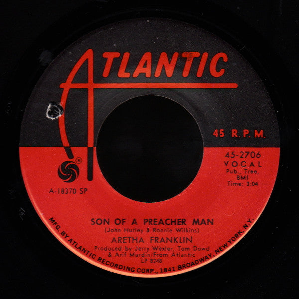 Aretha Franklin : Son Of A Preacher Man / Call Me (7", SP)