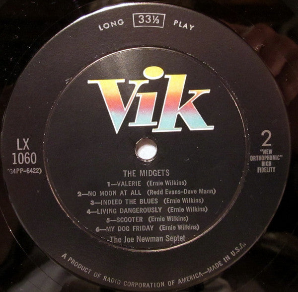 The Joe Newman Septet : The Midgets (LP, Album, Mono)