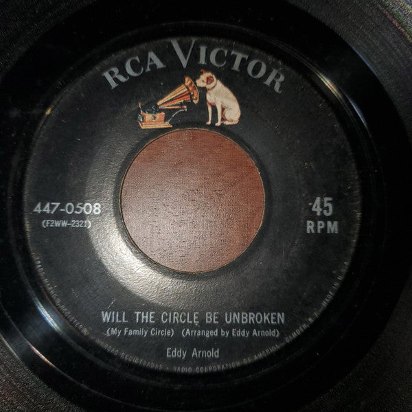 Eddy Arnold : Will The Circle Be Unbroken / Who At The Door Is Standing (7", Single)