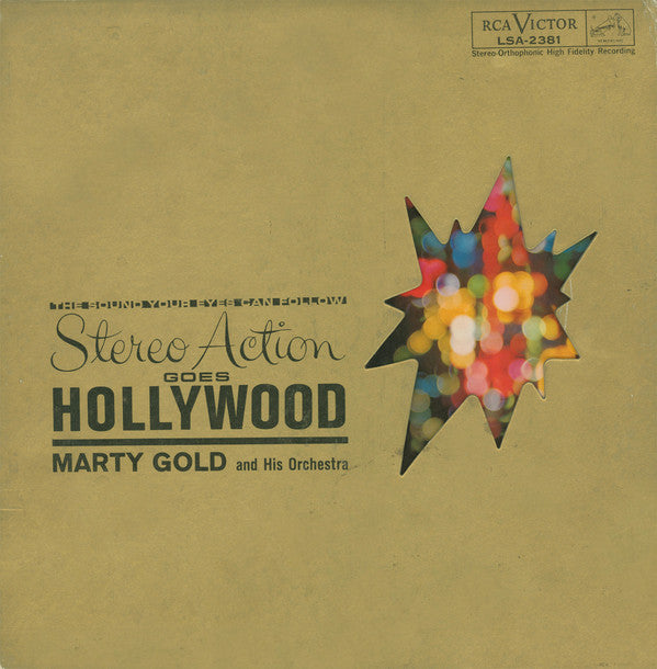 Marty Gold And His Orchestra : Stereo Action Goes Hollywood (LP, Album)