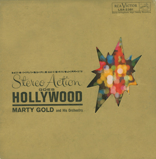 Marty Gold And His Orchestra : Stereo Action Goes Hollywood (LP, Album)