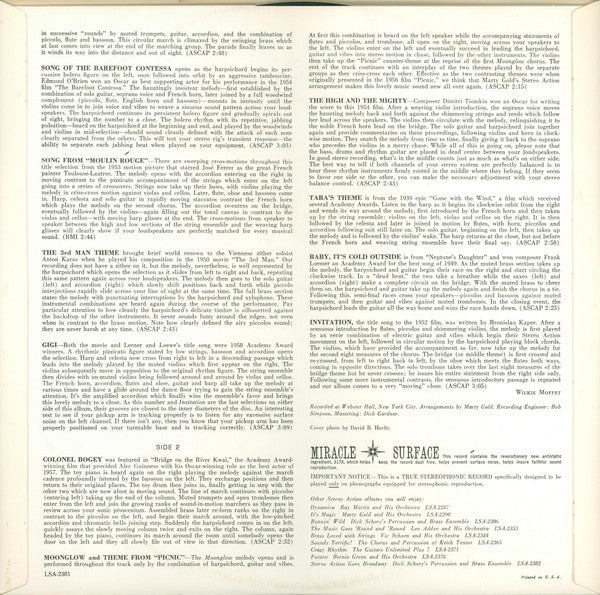 Marty Gold And His Orchestra : Stereo Action Goes Hollywood (LP, Album)