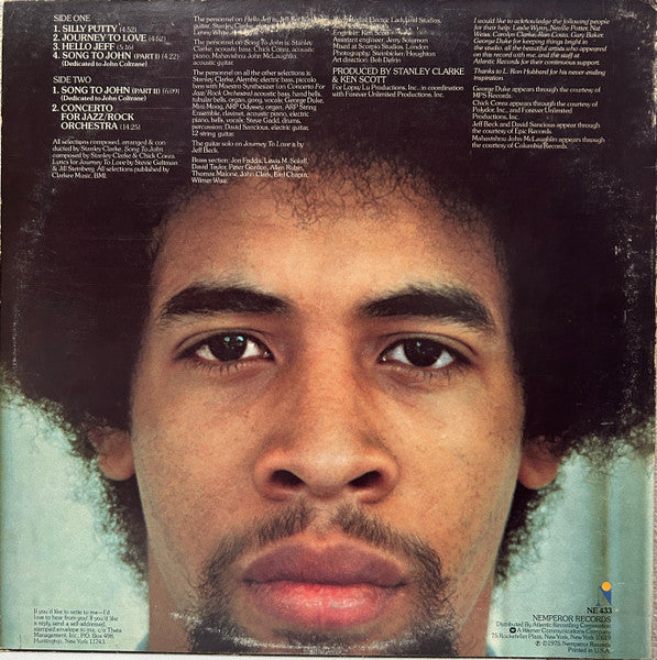 Stanley Clarke : Journey To Love (LP, Album, RI )