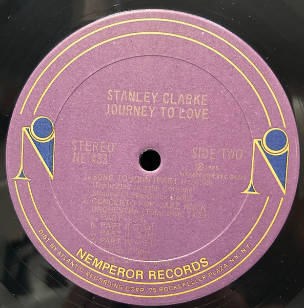 Stanley Clarke : Journey To Love (LP, Album, RI )