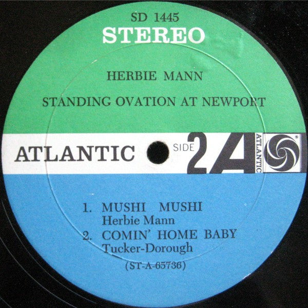 Herbie Mann : Standing Ovation At Newport (LP, Album, Mon)