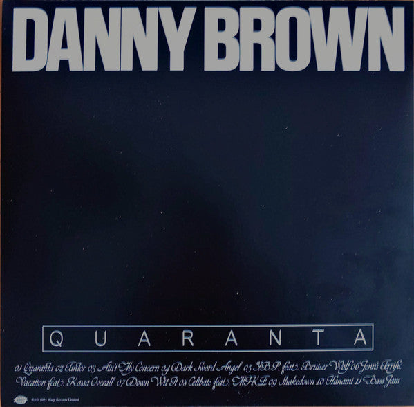 Danny Brown (2) : Quaranta (LP, Album)