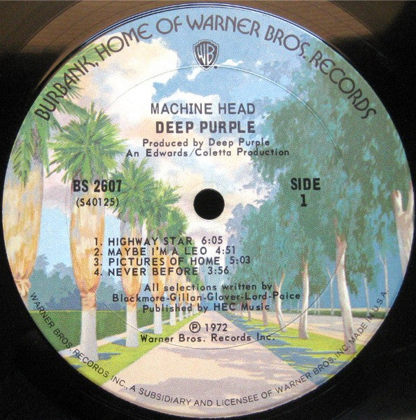 Deep Purple : Machine Head (LP, Album, RP, San)