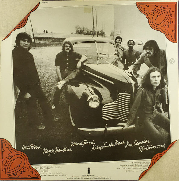 Traffic : Shoot Out At The Fantasy Factory (LP, Album, Bla)