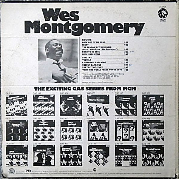Wes Montgomery : Wes Montgomery (LP, Comp, RE)