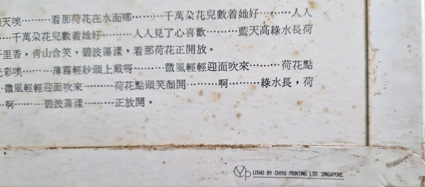 東方民族管絃樂隊 : 最流行中國民間舞曲 - 荷花舞 (LP)