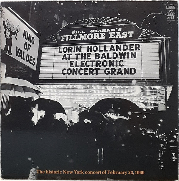 Lorin Hollander : Lorin Hollander At The Fillmore East (LP)