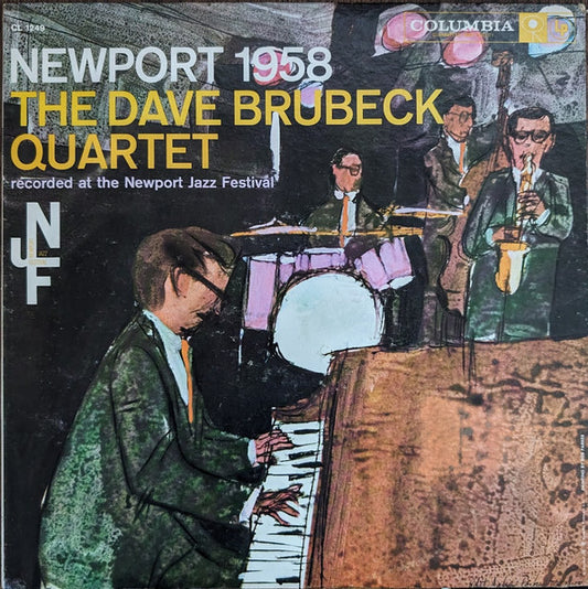 The Dave Brubeck Quartet : Newport 1958 (LP, Album, Mono)