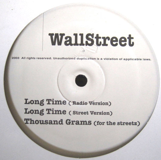 Wallstreet (5) : Long Time (12")