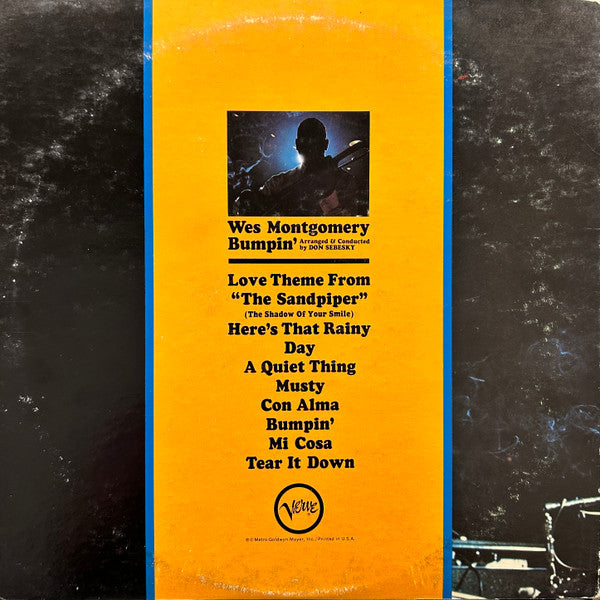 Wes Montgomery : Bumpin' (LP, Album, RP, Gat)