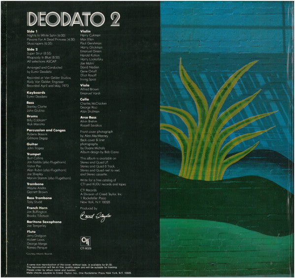 Deodato* : Deodato 2 (LP, Album, Sid)