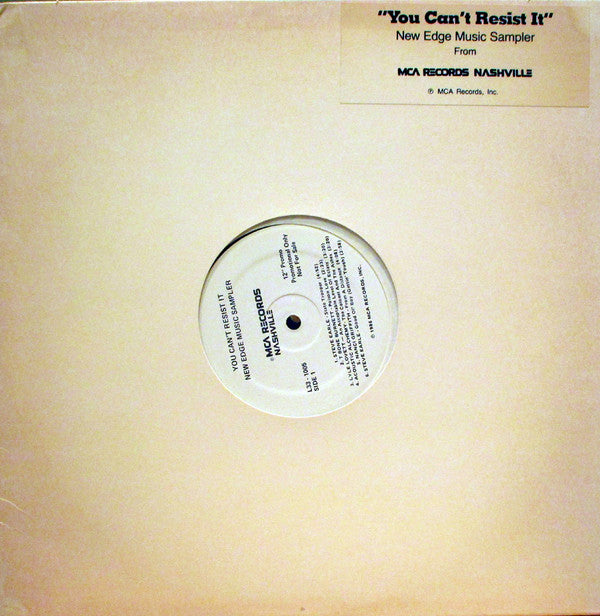 Various : You Can't Resist It: New Edge Music Sampler (LP, Promo, Smplr)