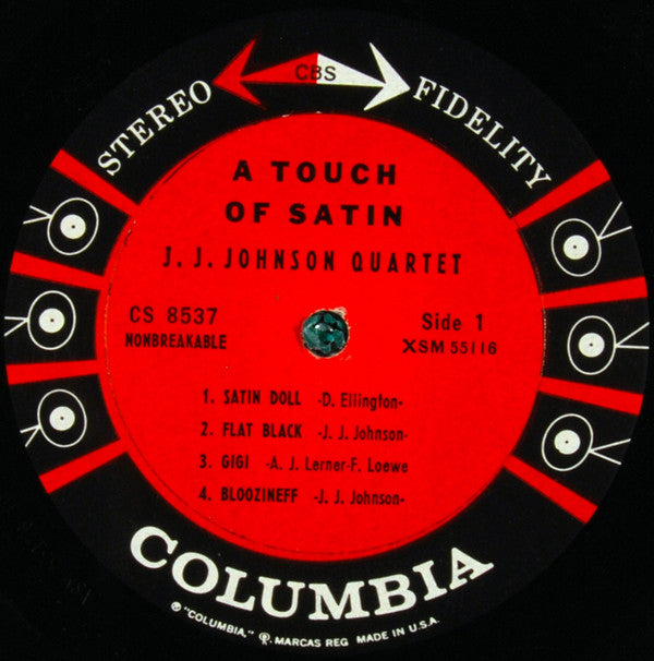 J.J. Johnson Quartet : A Touch Of Satin (LP, Album)