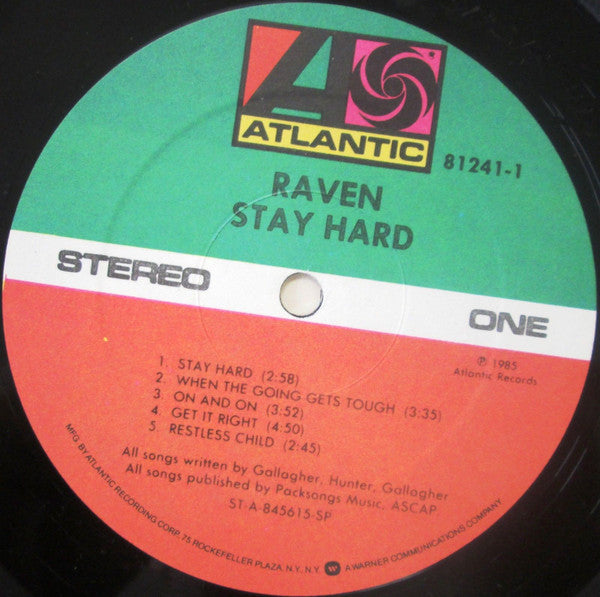 Raven (6) : Stay Hard (LP, Album)
