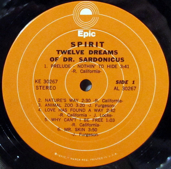Spirit (8) : Twelve Dreams Of Dr. Sardonicus (LP, Album, RE, Ter)