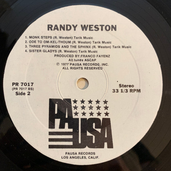Randy Weston : Randy Weston (LP)