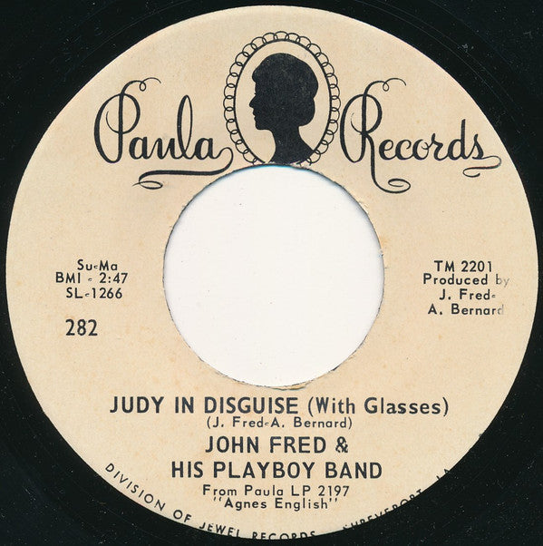 John Fred And His Playboy Band* : Judy In Disguise (With Glasses) (7", Single)