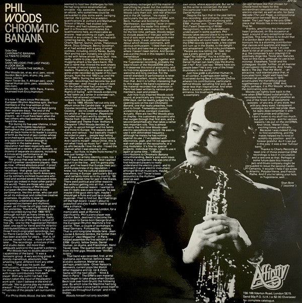 Phil Woods : Chromatic Banana (LP, Album, RE)