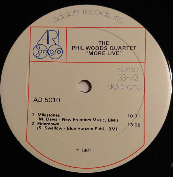 The Phil Woods Quartet : 'More' Live (LP, Album)