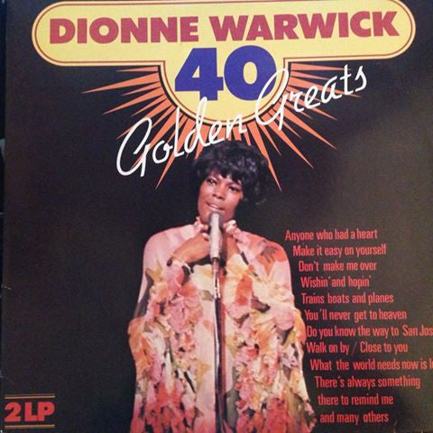 Dionne Warwick : 40 Golden Greats (2xLP, Comp)