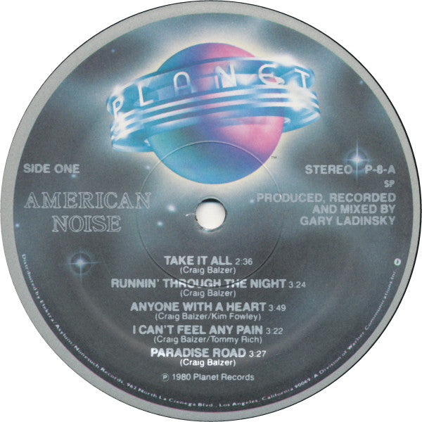 American Noise : American Noise (LP, Album)