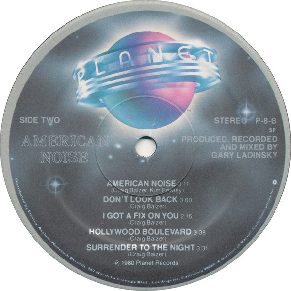 American Noise : American Noise (LP, Album)