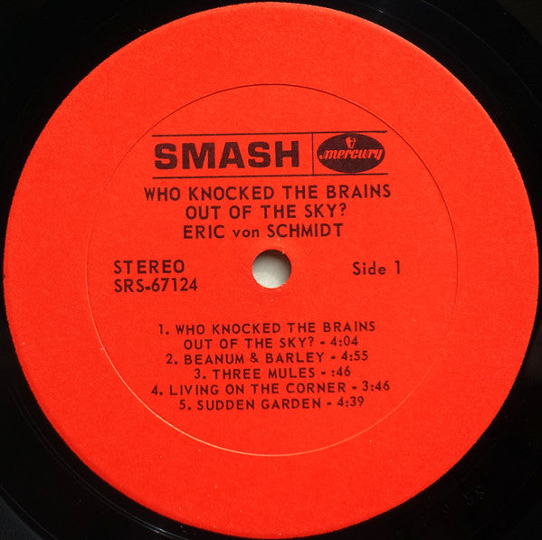 Eric Von Schmidt : Who Knocked The Brains Out Of The Sky? (LP, Album)