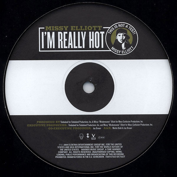 Missy Elliott : I'm Really Hot (12")
