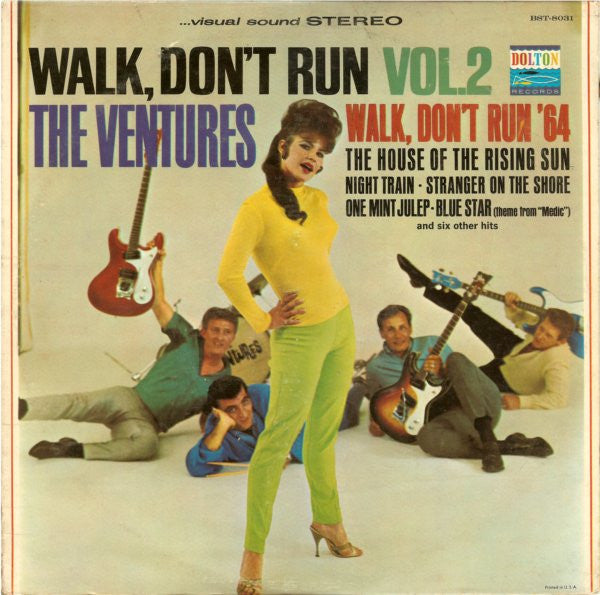 The Ventures : Walk, Don't Run Vol. 2 (LP, Album, Sil)